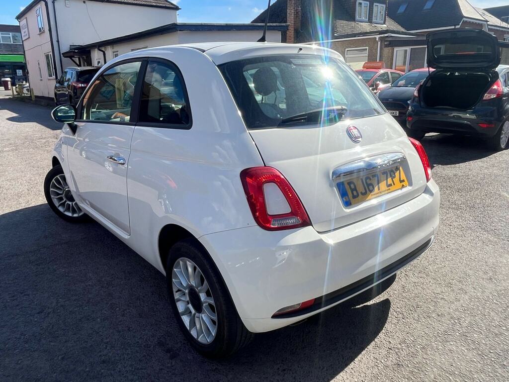 Fiat 500 1.2 Eco Pop Star Euro 6 Ss White #4