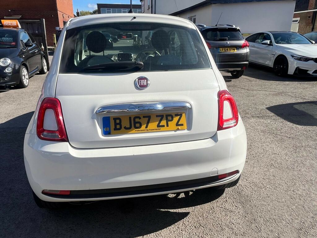 Fiat 500 1.2 Eco Pop Star Euro 6 Ss White #6