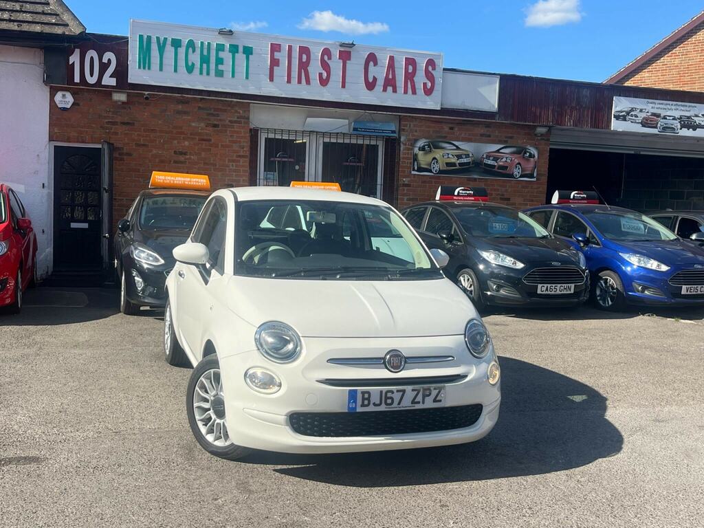 Fiat 500 1.2 Eco Pop Star Euro 6 Ss White