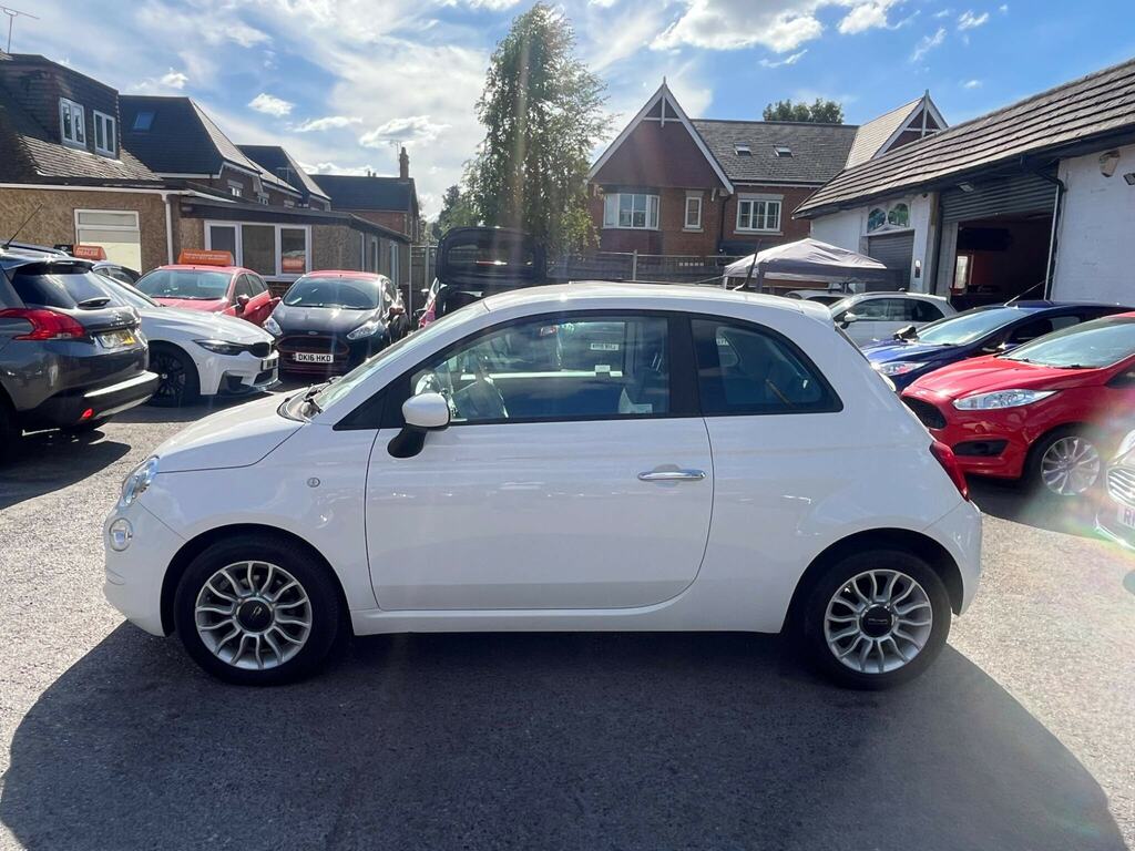 Fiat 500 1.2 Eco Pop Star Euro 6 Ss White #5