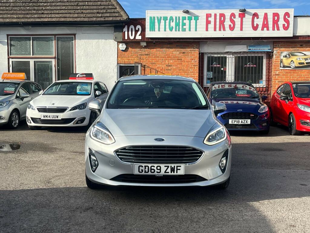 Ford Fiesta 1.0T Ecoboost Titanium Euro 6 Ss Silver
