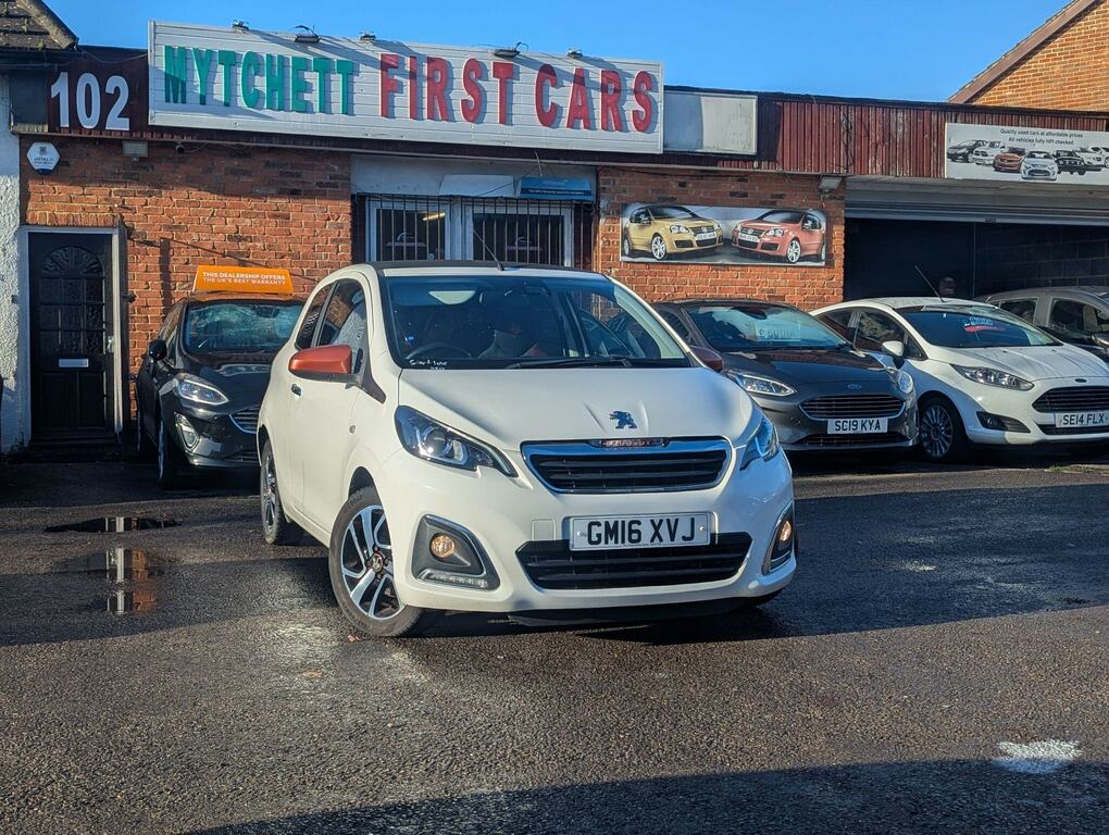 Peugeot 108 1.2 Puretech Roland Garros Top Euro 6 White