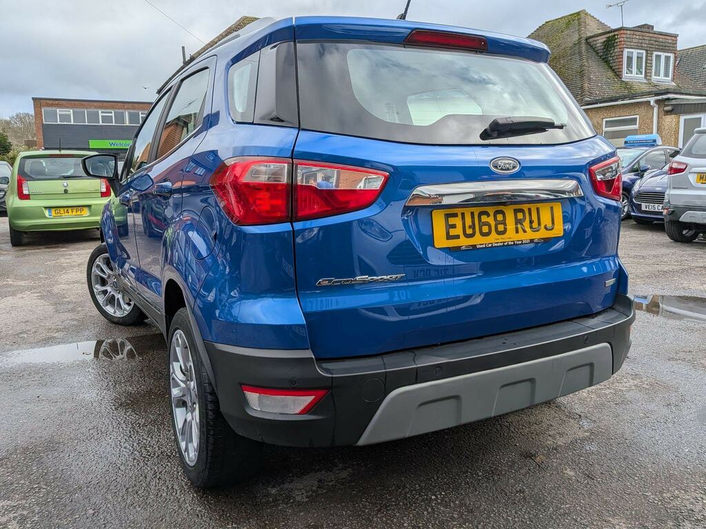 Ford Ecosport 1.0T Ecoboost Titanium Euro 6 Ss EU68RUJ Blue #4