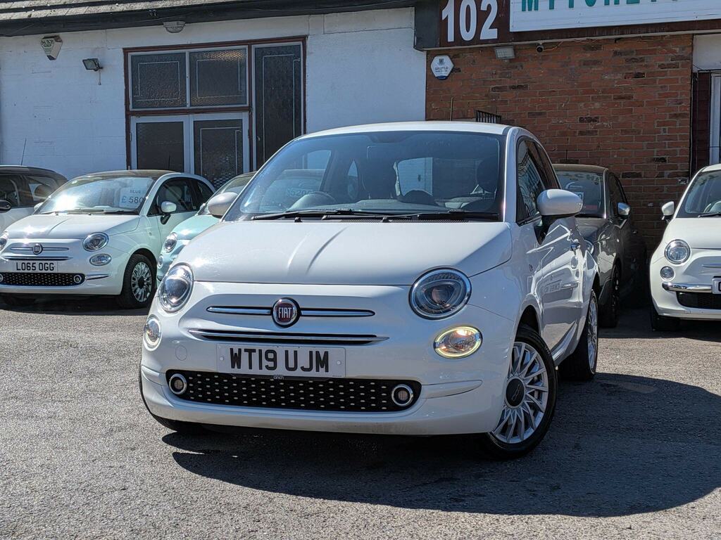 Fiat 500 1.2 Lounge Euro 6 Ss WT19UJM White #2