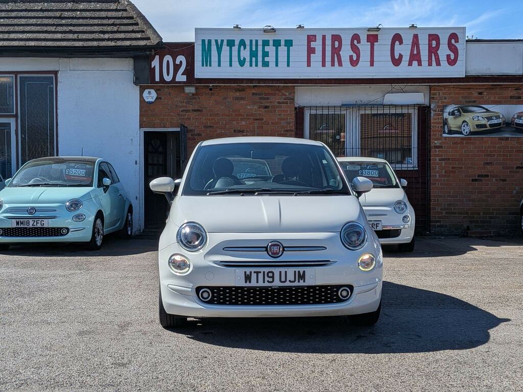Fiat 500 1.2 Lounge Euro 6 Ss White