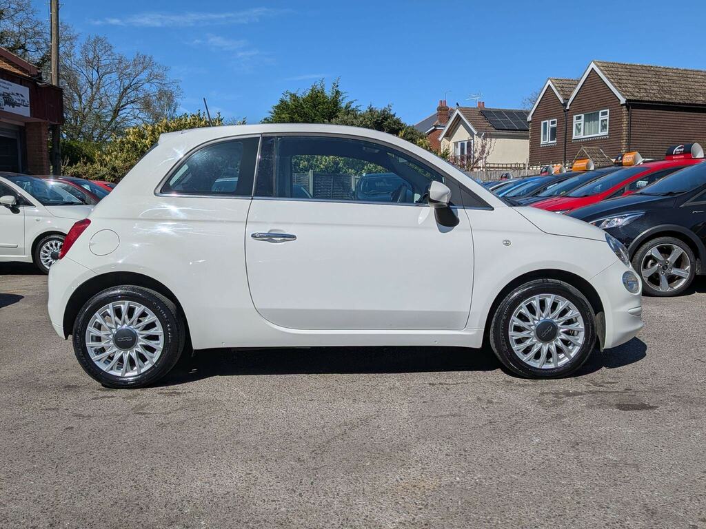 Fiat 500 1.2 Lounge Euro 6 Ss WT19UJM White #6