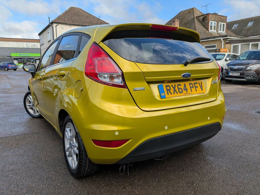 Ford Fiesta 1.0T Ecoboost Zetec Euro 5 Ss RX64PFV Yellow #4