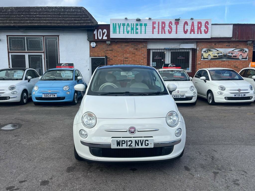 Fiat 500 1.2 Lounge Euro 5 Ss White