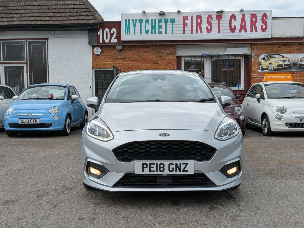 Ford Fiesta 1.0T Ecoboost St-line Euro 6 Ss PE18GNZ Silver #4