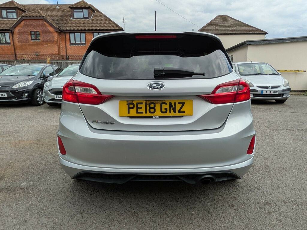 Ford Fiesta 1.0T Ecoboost St-line Euro 6 Ss PE18GNZ Silver #5