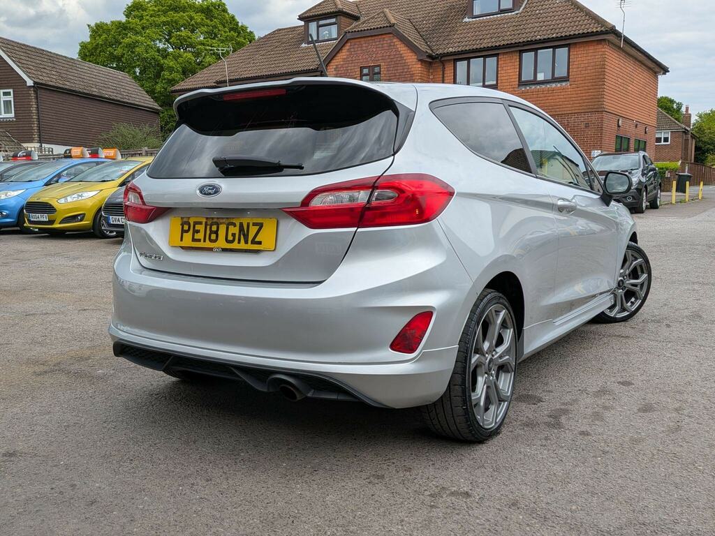 Ford Fiesta 1.0T Ecoboost St-line Euro 6 Ss PE18GNZ Silver #6