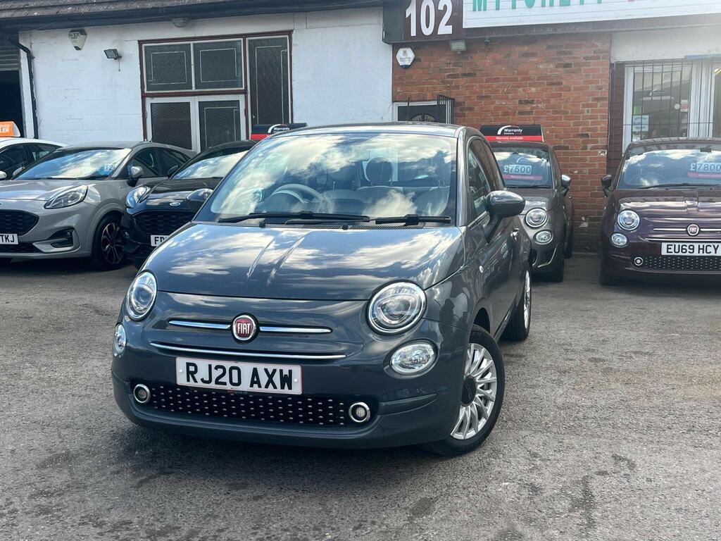 Fiat 500 1.2 Lounge Euro 6 Ss RJ20AXW Grey #3