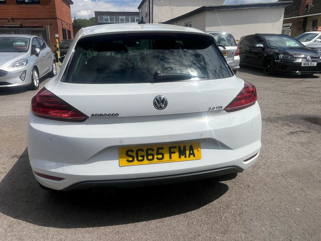 Volkswagen Scirocco 2.0 Tdi Bluemotion Tech Gt Euro 6 Ss White #6