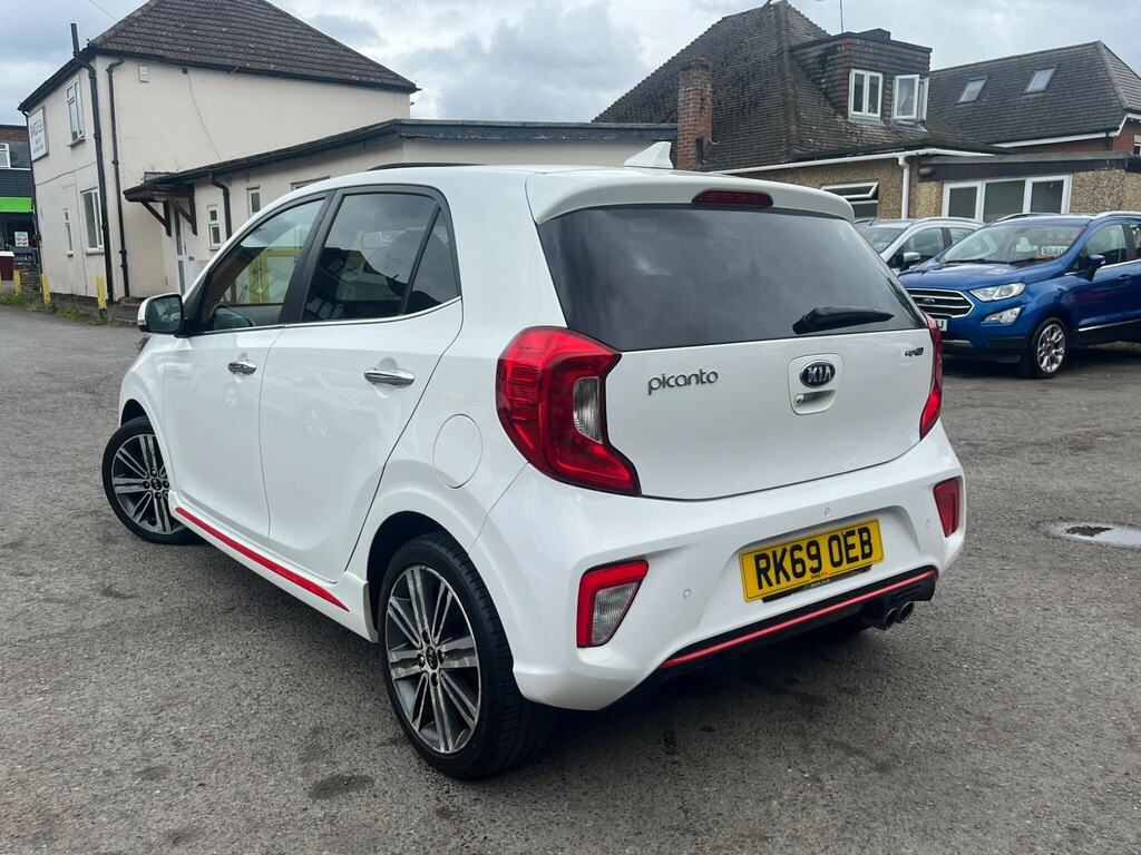 Kia Picanto 1.25 Gt-line S Euro 6 Ss RK69OEB White #4