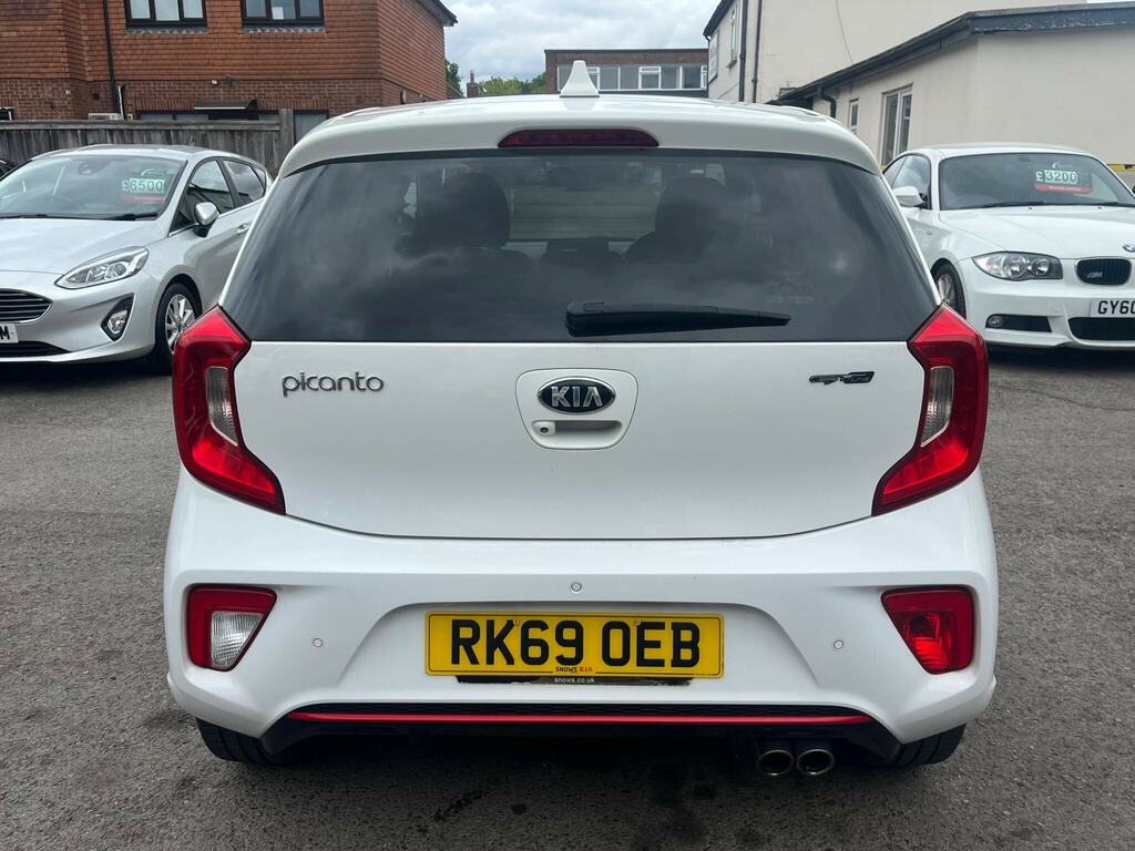 Kia Picanto 1.25 Gt-line S Euro 6 Ss RK69OEB White #6