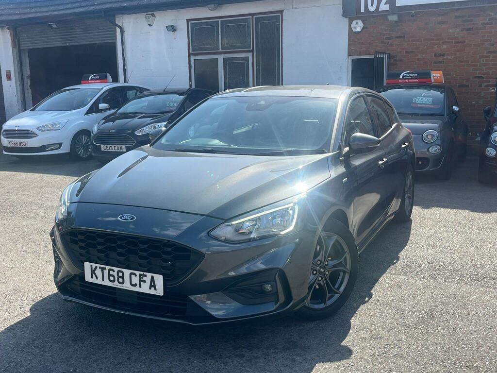 Ford Focus 1.0T Ecoboost St-line Euro 6 Ss KT68CFA Grey #3