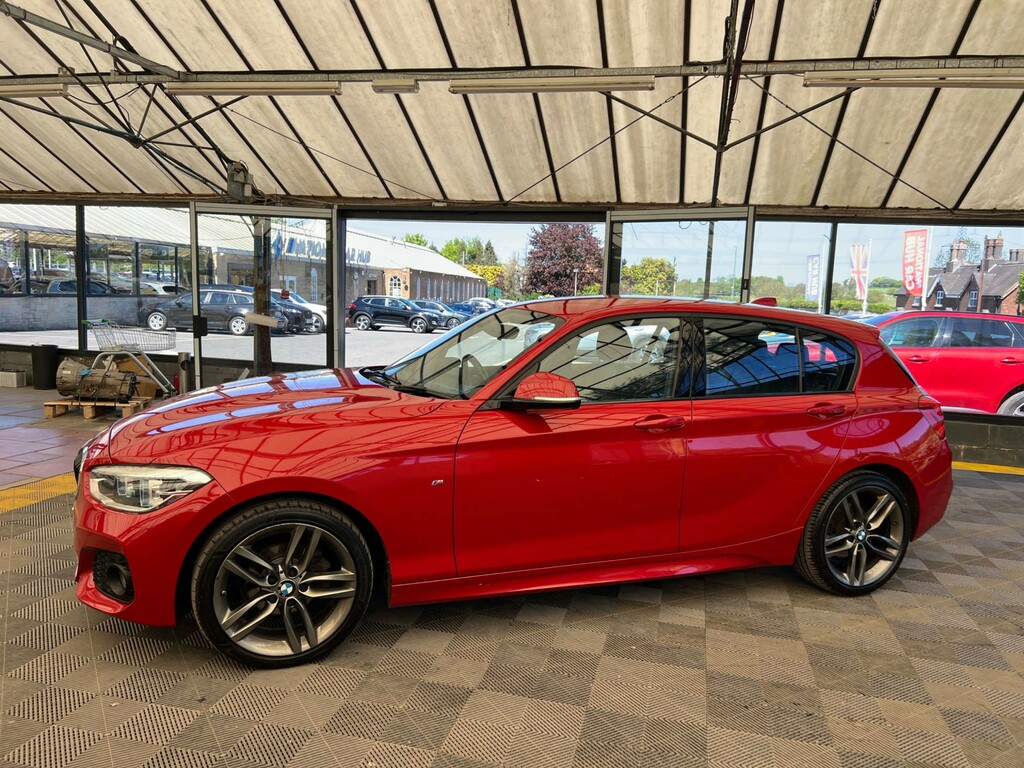 BMW 1 Series Hatchback AF68UGO Red #3
