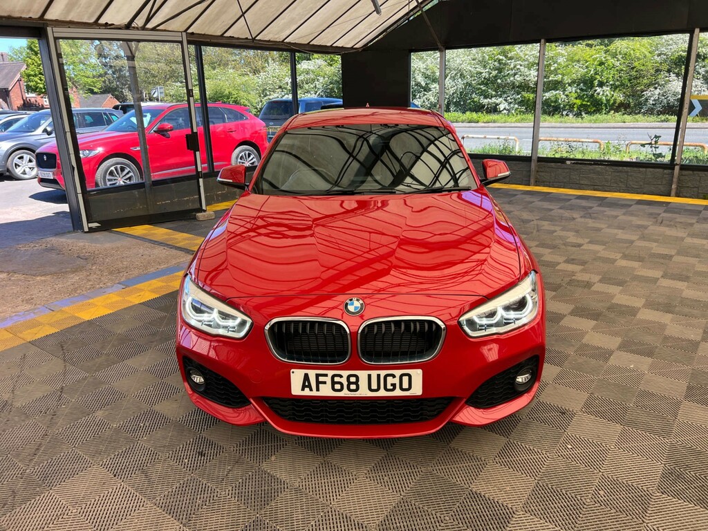 BMW 1 Series Hatchback AF68UGO Red #2