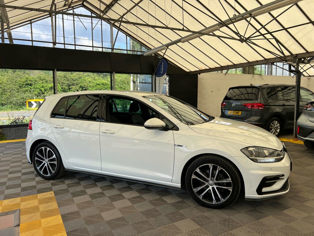 Volkswagen Golf Golf R-line Tdi Bluemotion Technology DC18AZA White #2