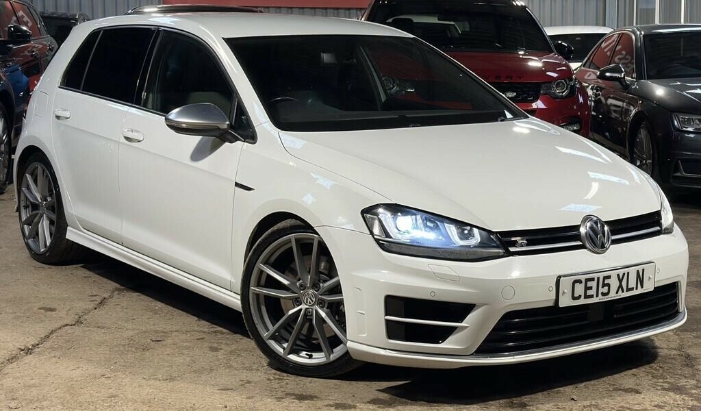 Volkswagen Golf 2.0 Tsi Bluemotion Tech R 201515 CE15XLN White #3