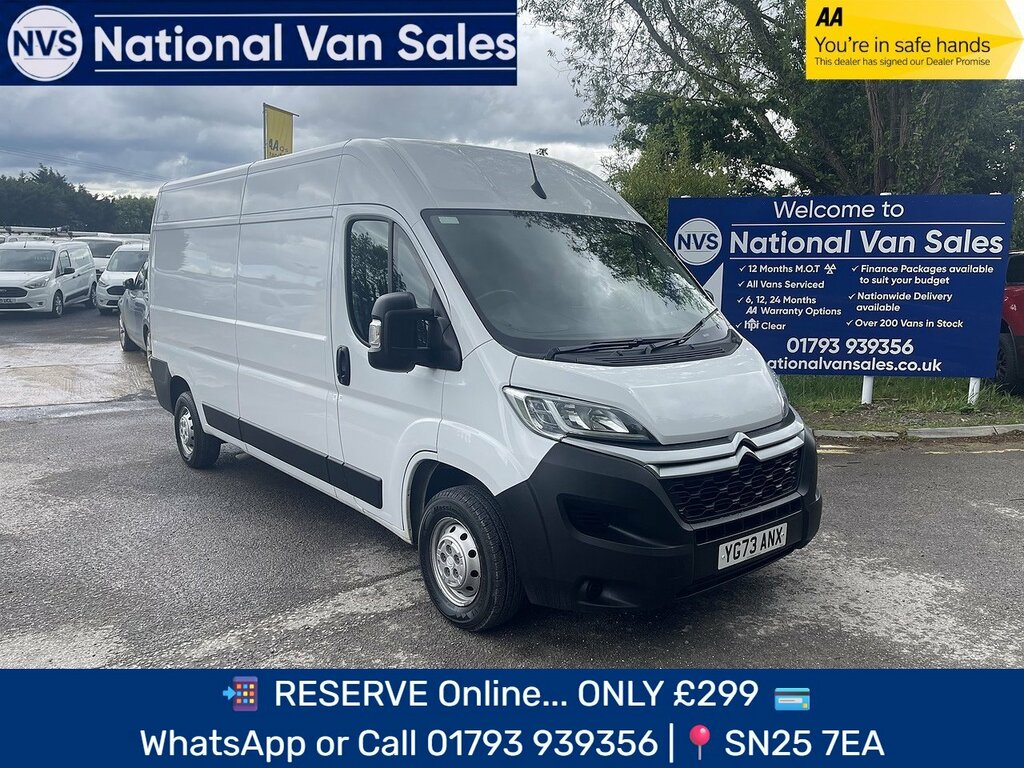 Citroen Relay 2.2 Bluehdi 35 Enterprise Edition L3 High Roof Eur White