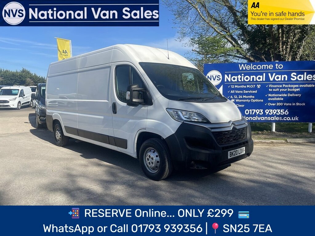 Citroen Relay 2.2 Bluehdi 35 Enterprise L3 High Roof Euro 6 Ss White