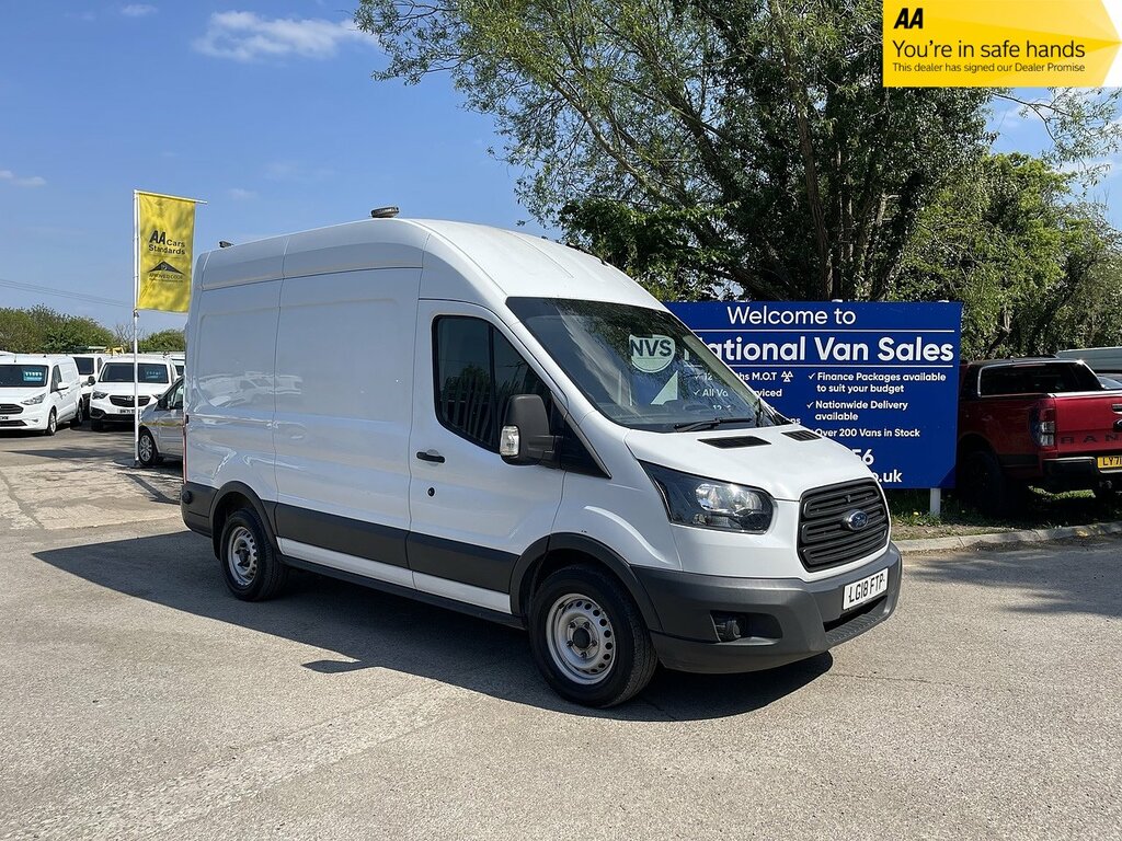 Ford Transit Custom 2.0 350 Ecoblue Fwd L2 H3 Euro 6 LG18FTP White #2