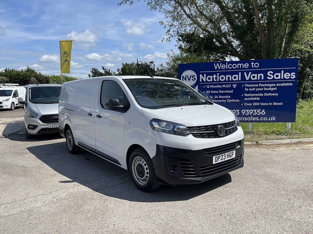 Vauxhall Vivaro 1.5 Turbo D 2900 Prime Panel Van 6Dr White