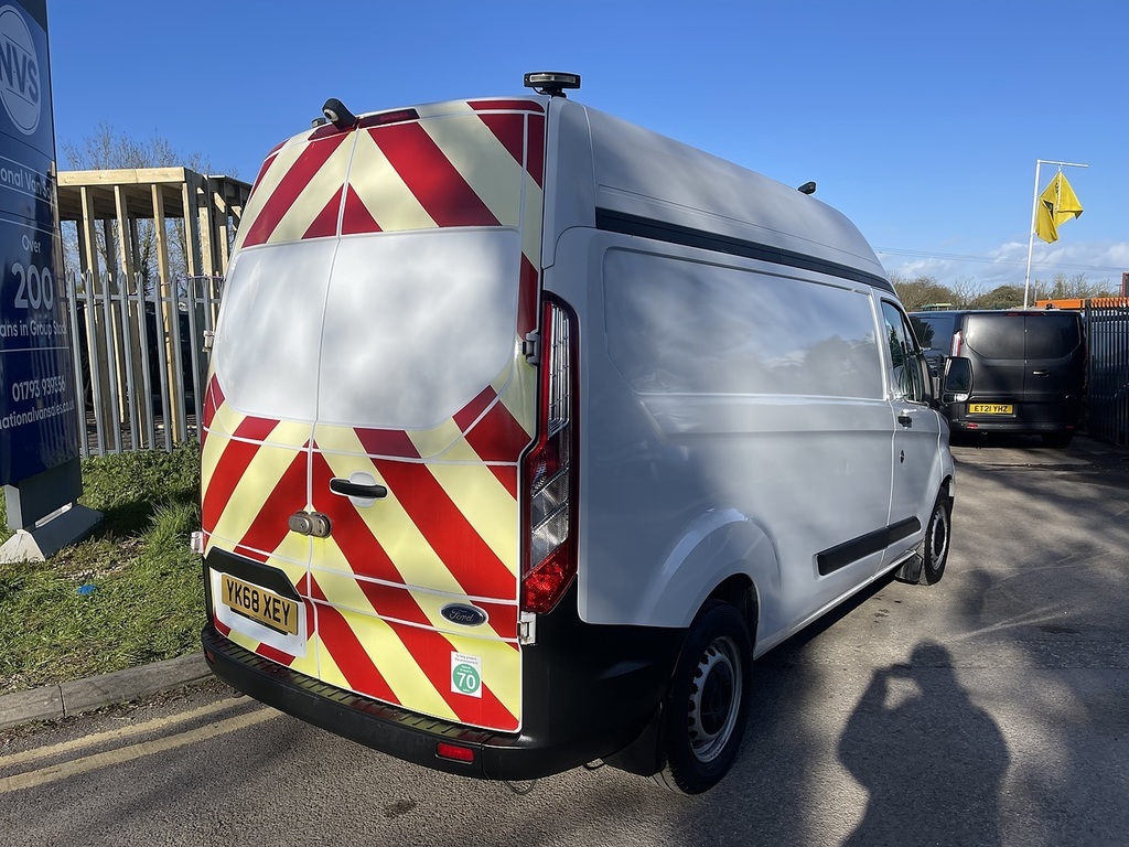 Ford Transit Custom 2.0 320 Ecoblue Panel Van L2 H2 YK68XEY White #6