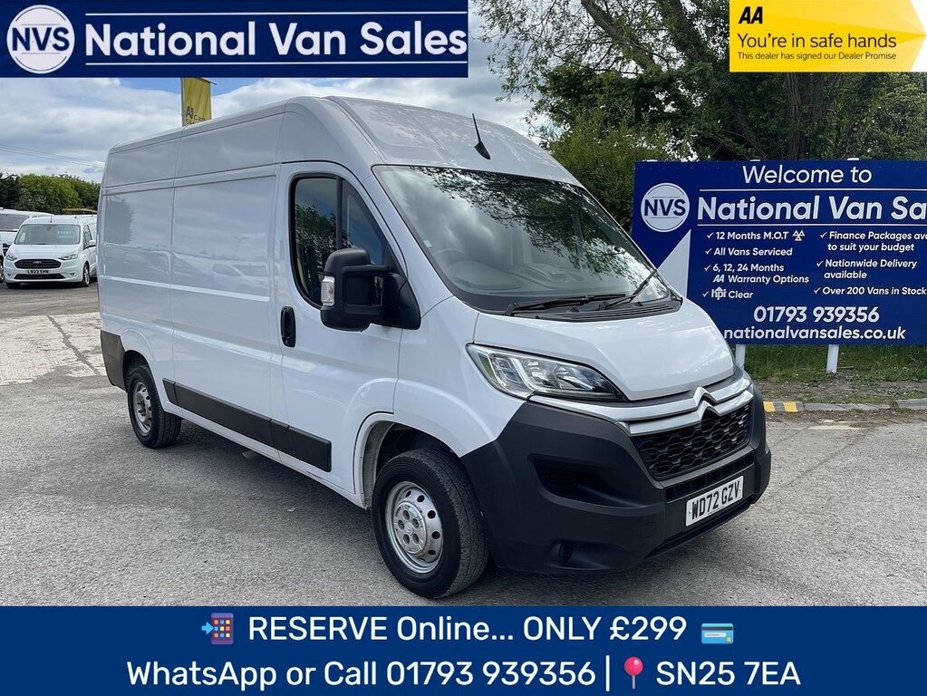 Citroen Relay 2.2 Bluehdi 35 Enterprise L2 High Roof Euro 6 Ss WD72GZV White #2