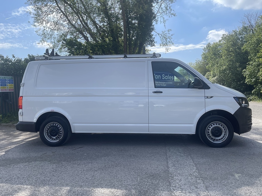 Volkswagen Transporter 2.0 Tdi T32 Bluemotion Tech Startline Fwd Lwb Euro DN19RMZ White #3