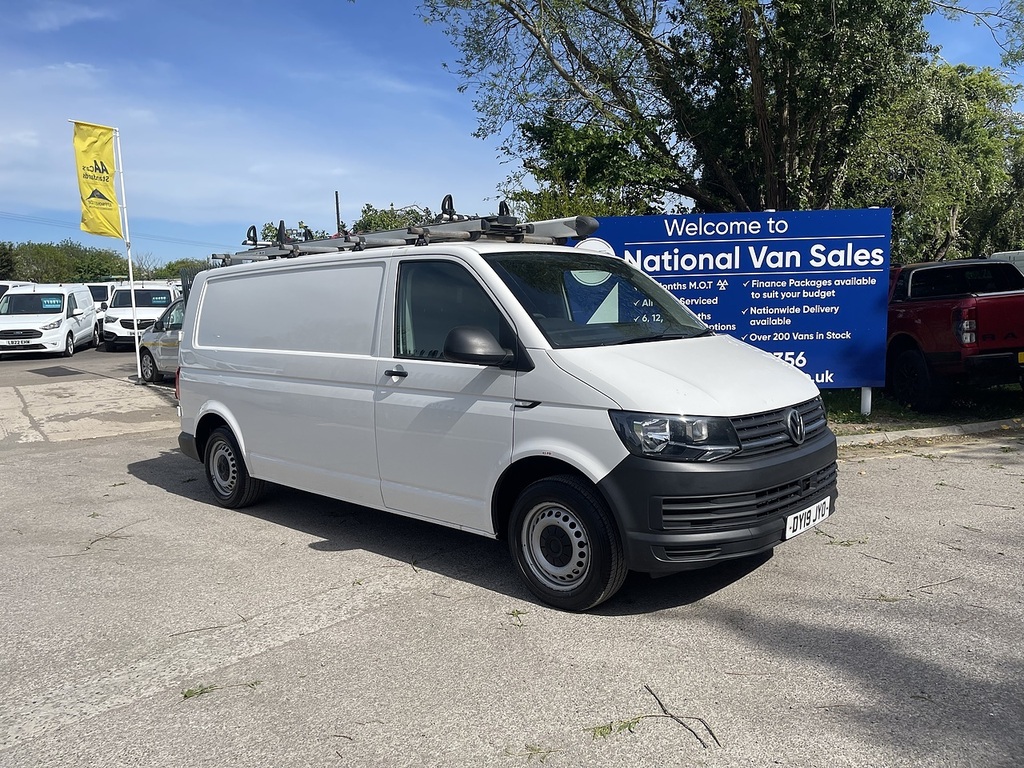 Volkswagen Transporter 2.0 Tdi T32 Bluemotion Tech Startline Fwd Lwb Euro DY19JYO White #5