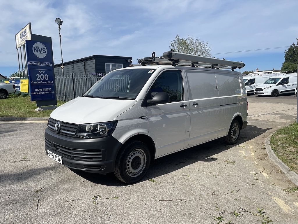 Volkswagen Transporter 2.0 Tdi T32 Bluemotion Tech Startline Fwd Lwb Euro DY19JYO White #3