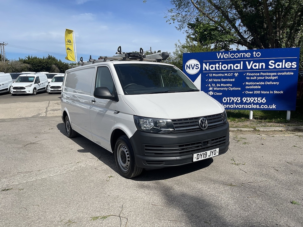 Volkswagen Transporter 2.0 Tdi T32 Bluemotion Tech Startline Fwd Lwb Euro DY19JYO White #2