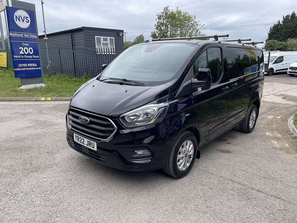 Ford Transit Custom 2.0 280 Ecoblue Limited L1 H1 Euro 6 Ss YR22JRU Black #3