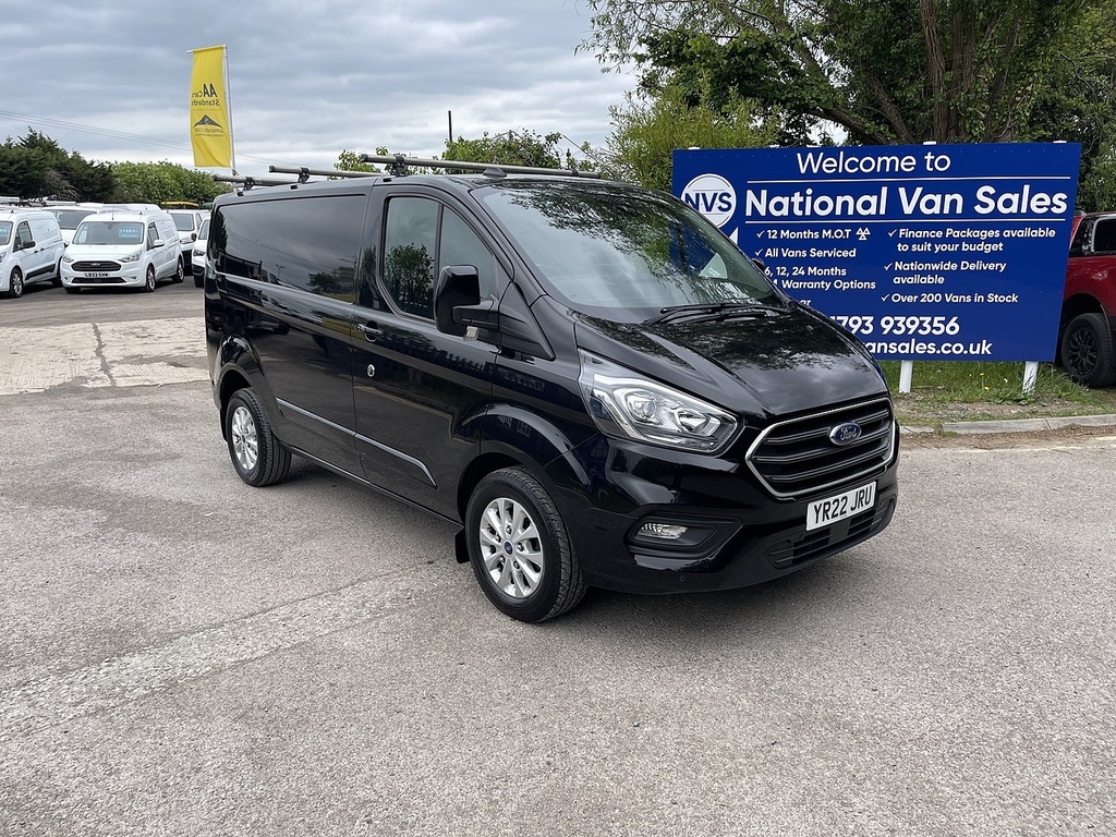 Ford Transit Custom 2.0 280 Ecoblue Limited L1 H1 Euro 6 Ss YR22JRU Black #2