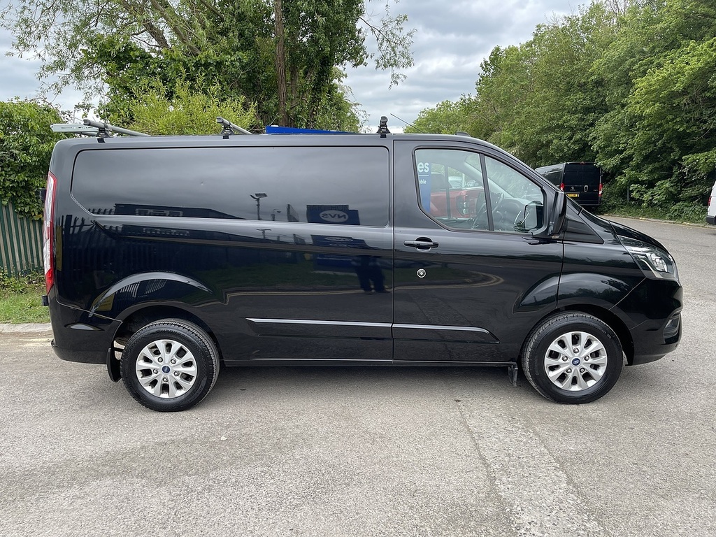 Ford Transit Custom 2.0 280 Ecoblue Limited L1 H1 Euro 6 Ss YR22JRU Black #4