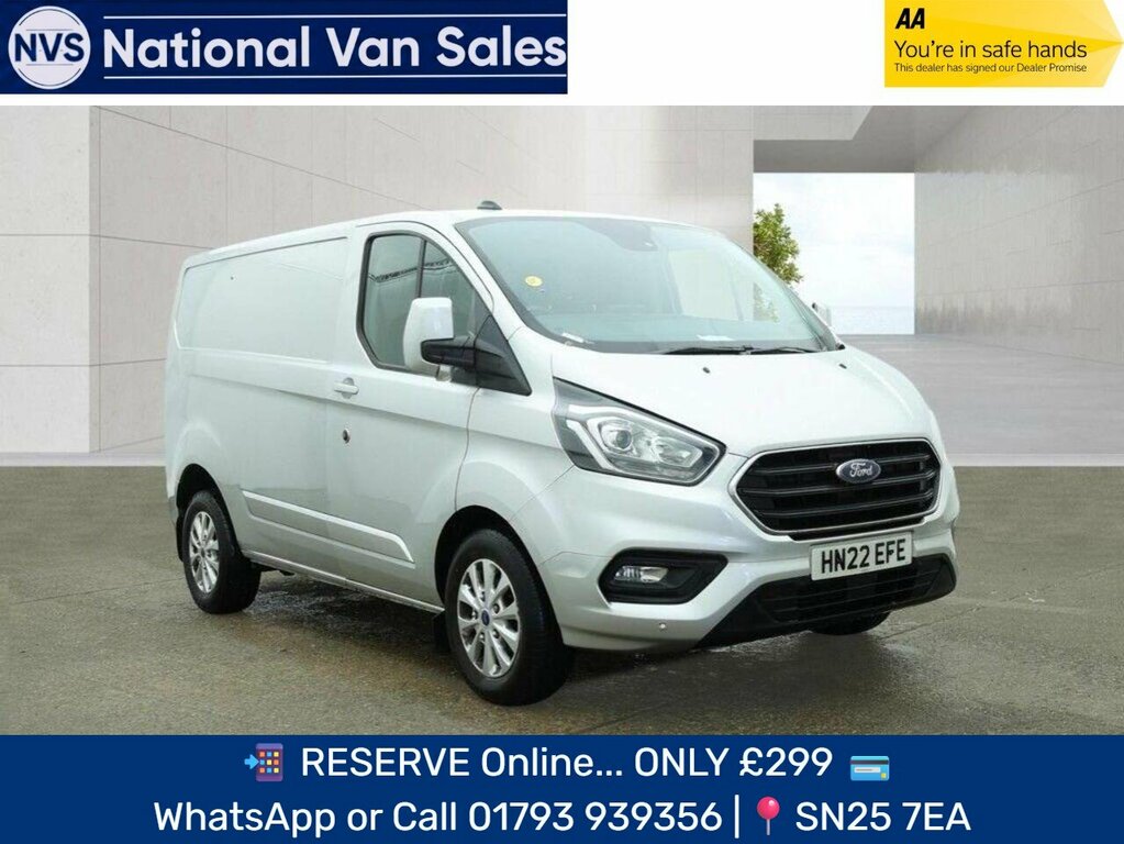 Ford Transit Custom 2.0 280 Ecoblue Limited L1 H1 Euro 6 Ss Silver