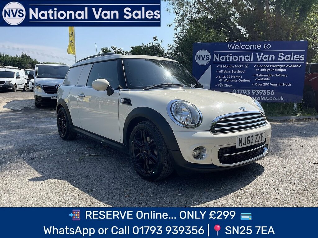 Mini Clubvan 1.6 Cooper D Euro 5 Ss White
