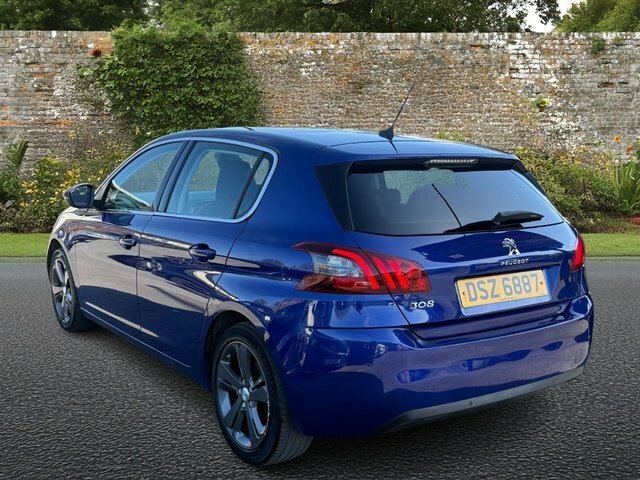 Peugeot 308 1.2 Puretech Gpf Allure Hatchback Manua DSZ6887 Blue #4