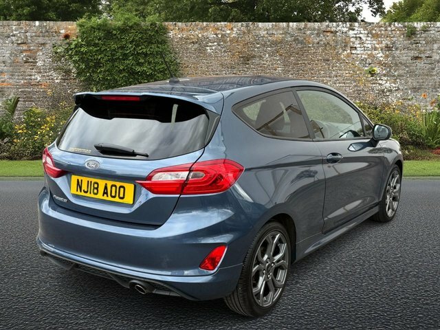 Ford Fiesta 1.0T Ecoboost St-line X Hatchback Manua NJ18AOO Blue #6