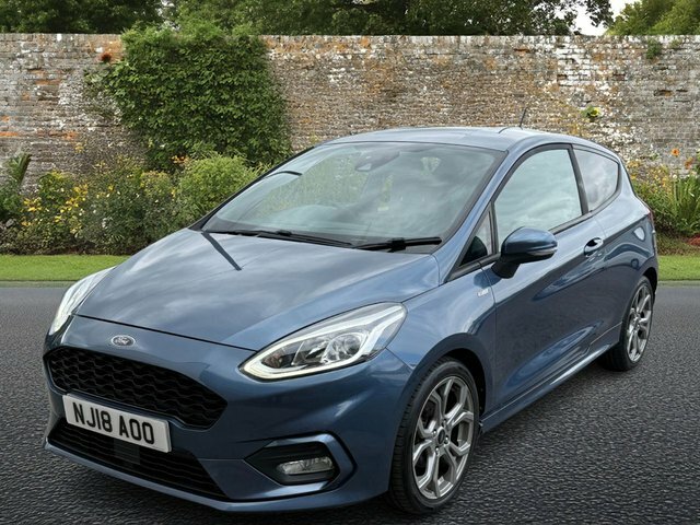 Ford Fiesta 1.0T Ecoboost St-line X Hatchback Manua NJ18AOO Blue #3