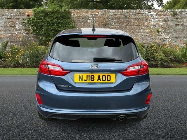 Ford Fiesta 1.0T Ecoboost St-line X Hatchback Manua NJ18AOO Blue #5