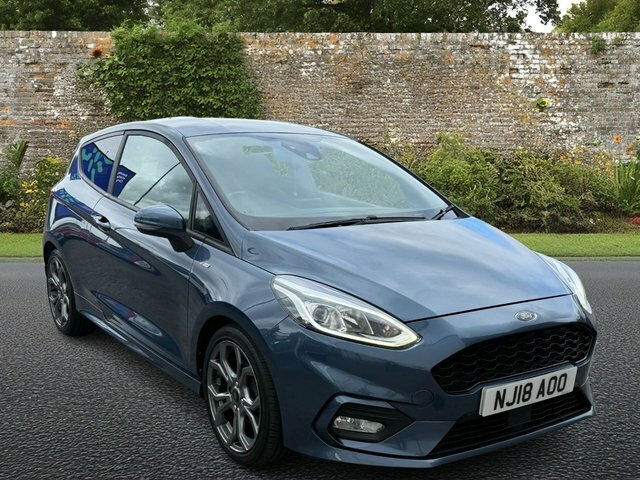 Ford Fiesta 1.0T Ecoboost St-line X Hatchback Manua NJ18AOO Blue