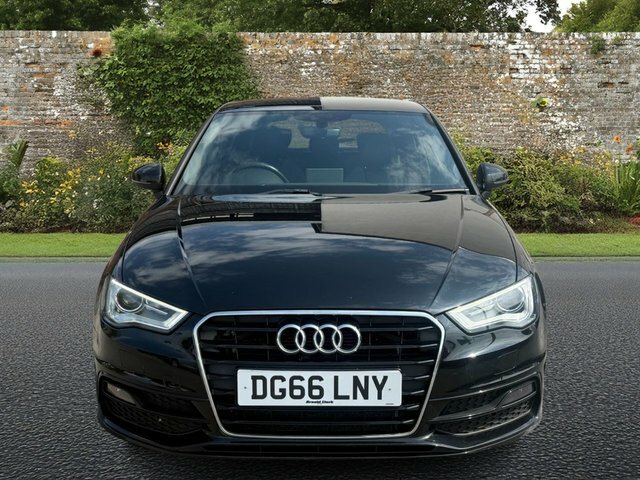 Audi A3 2.0 Tdi S Line Hatchback Euro 6 DG66LNY Black #2