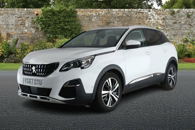 Peugeot 3008 1.6 Bluehdi Allure Suv Euro 6 S YG67DTU White #2