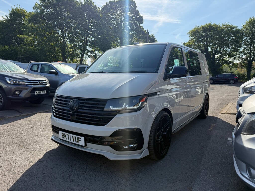 Volkswagen Transporter T32 Tdi Kombi Highline 150 Vw T6.1 Crew Van RK71VUF Grey #5