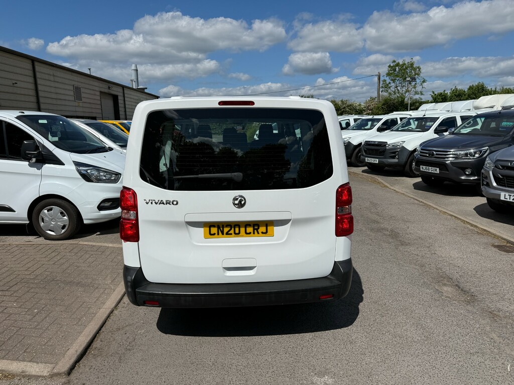 Vauxhall Vivaro Life Edition L Ss 9 Seater Ac Minibus CN20CRJ White #4