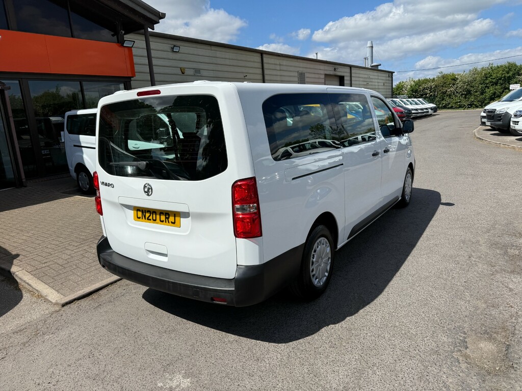 Vauxhall Vivaro Life Edition L Ss 9 Seater Ac Minibus CN20CRJ White #3