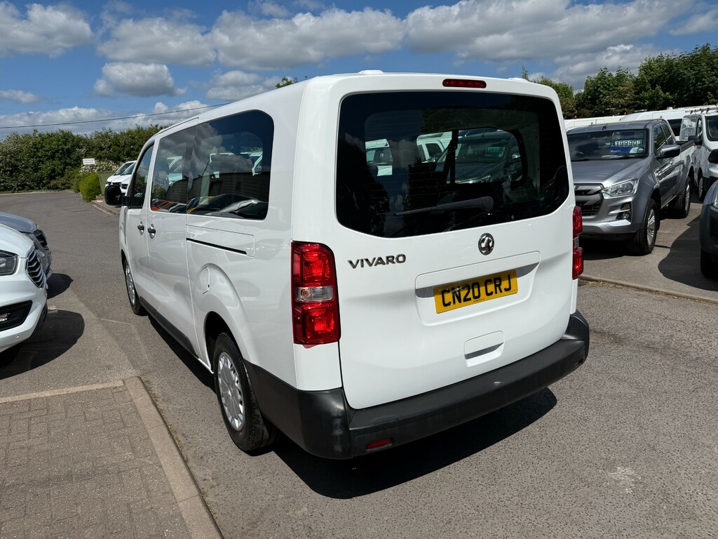 Vauxhall Vivaro Life Edition L Ss 9 Seater Ac Minibus CN20CRJ White #5